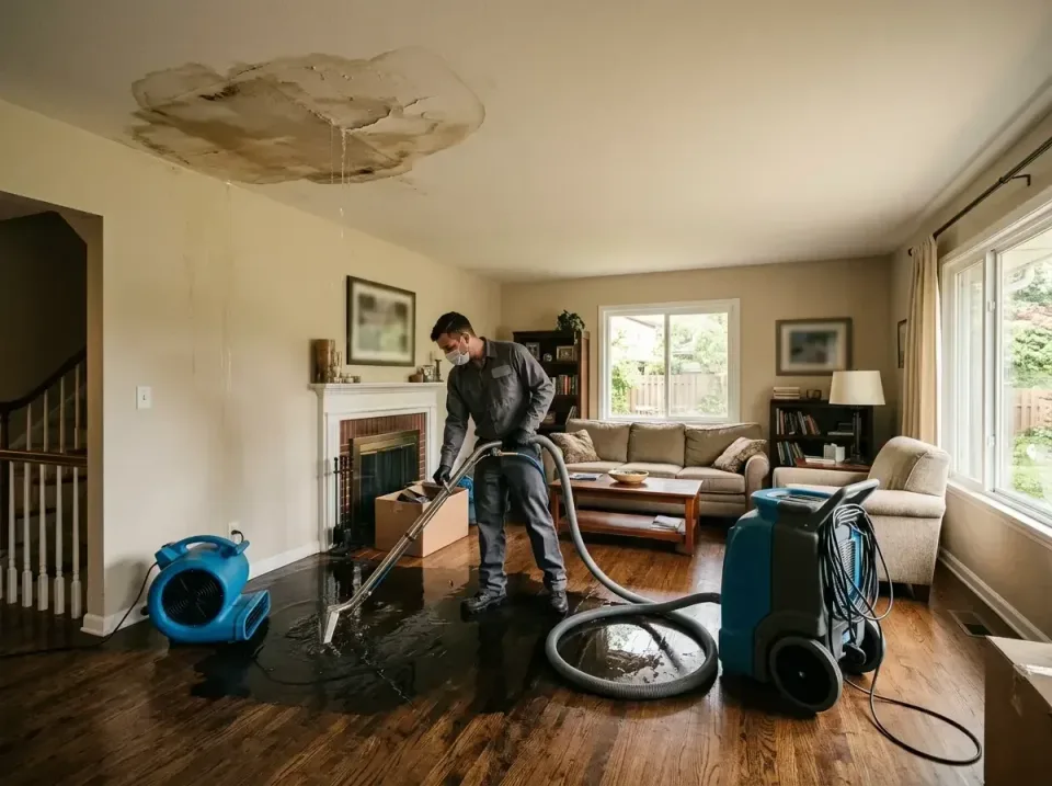 attic-pipe-burst-ceiling-drip-008 — frequently asked questions, Water Damage Restoration & Carpet Care in Hurlock, MD
